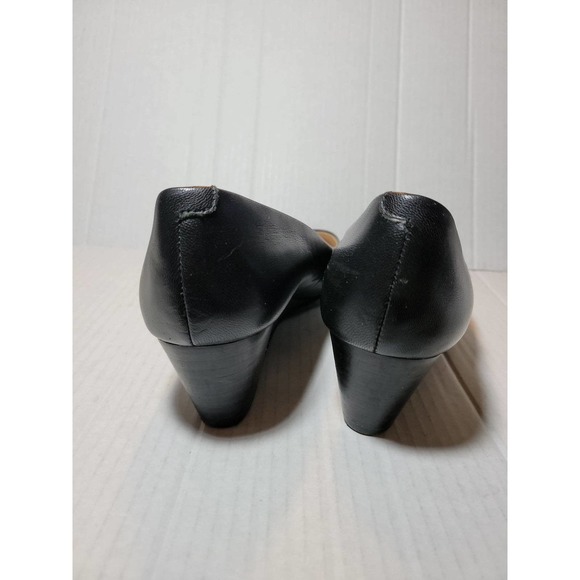 Franco Sarto Leather Wedge Women's Heels‎ Size 7.  reposhing a tad wide. - Picture 4 of 6